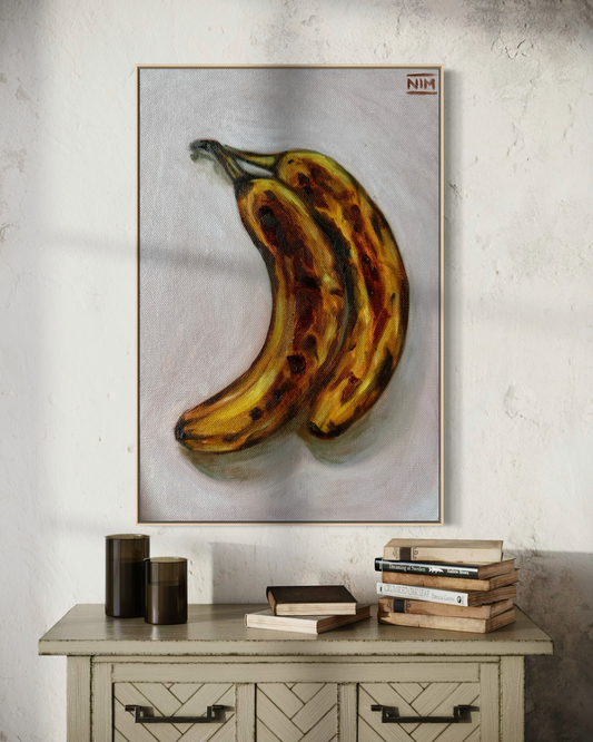 Bananas Original Oil Painting Artwork For Sale