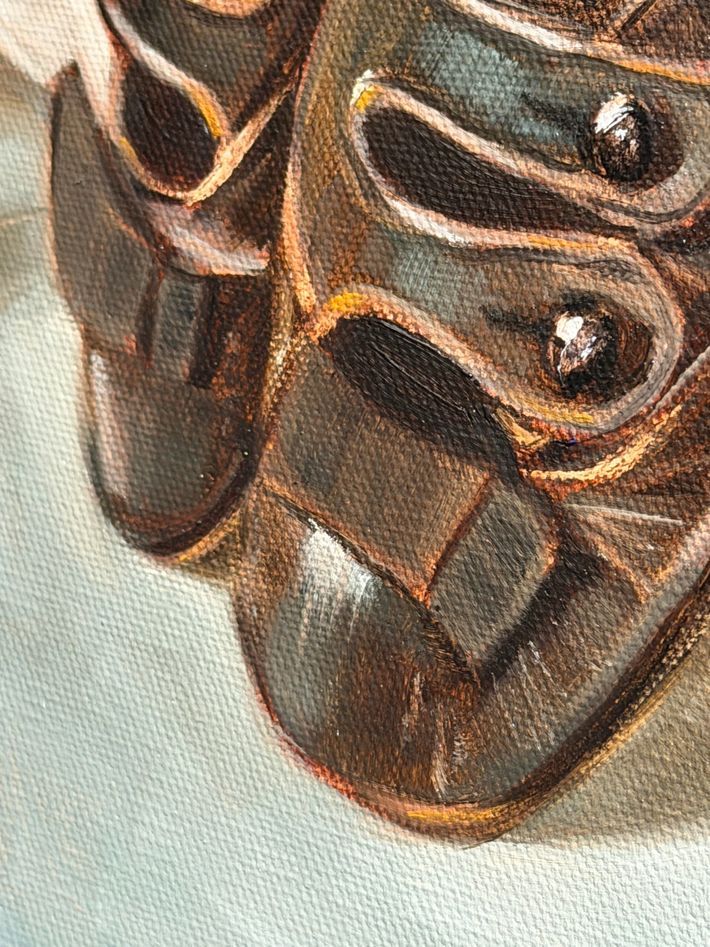 Worn Out Shoes Original Oil Painting Artwork For Sale
