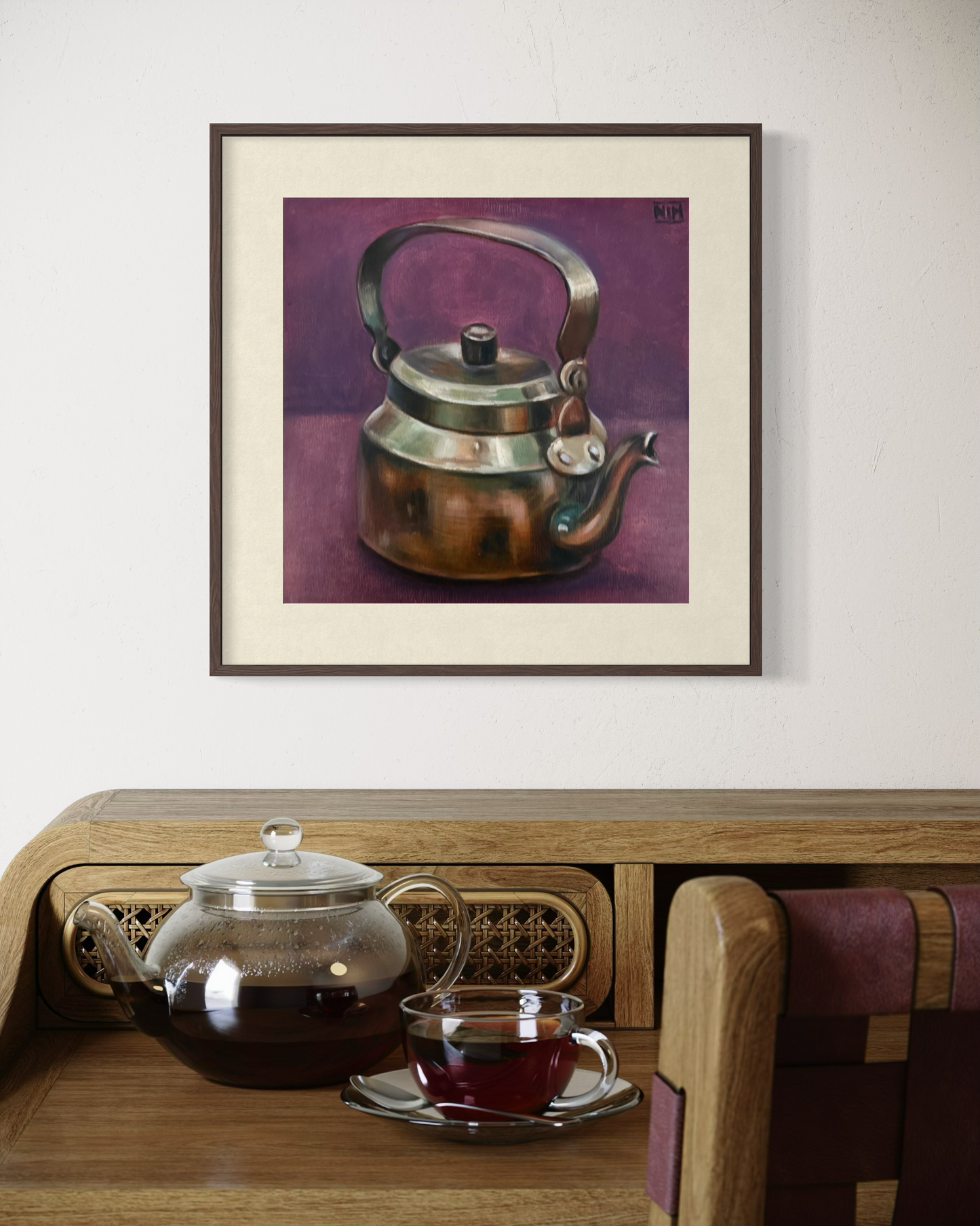 Silver Kettle 002 - Original Oil Painting Artwork For Sale