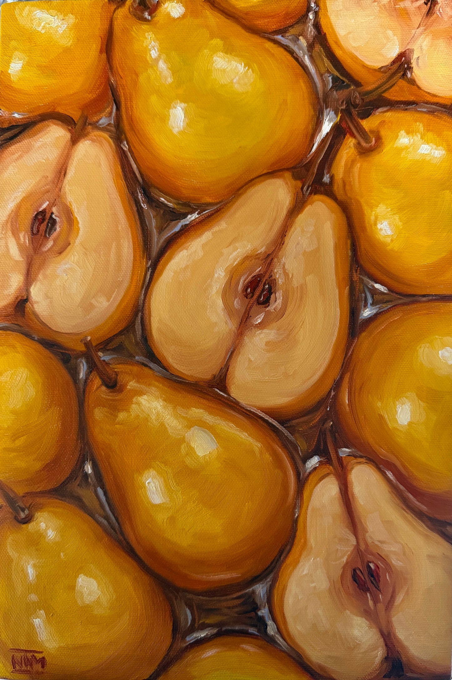 Pears Original Oil Painting Artwork For Sale