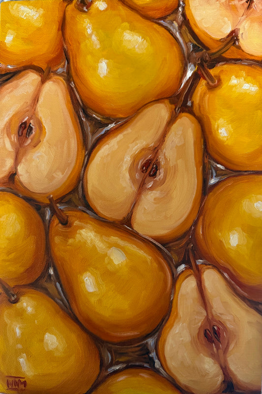 Pears Original Oil Painting Artwork For Sale