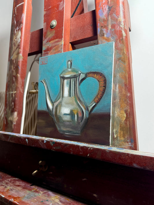 Silver Jug Original Oil Painting Artwork For Sale