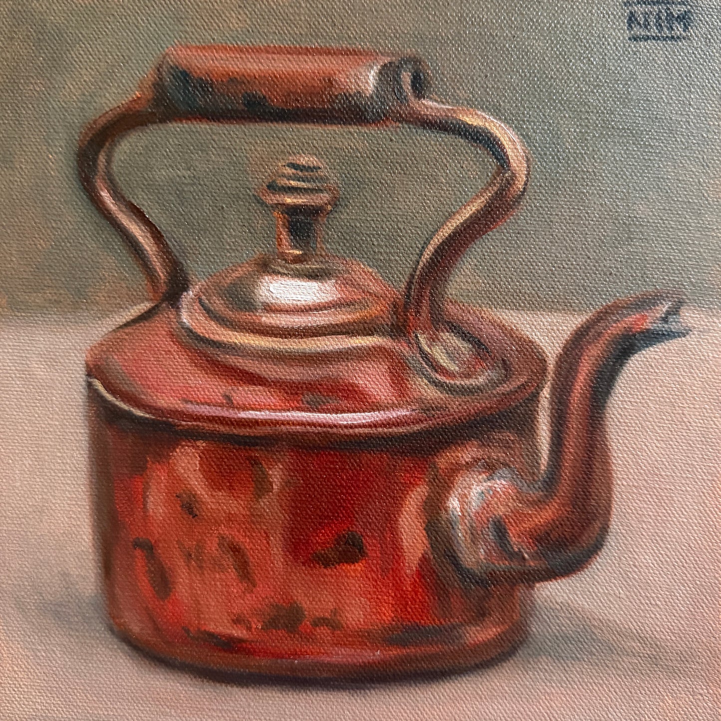Copper Kettle - Original Oil Painting Artwork For Sale