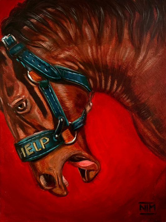 Silent Plea Original Oil Painting Artwork For Sale