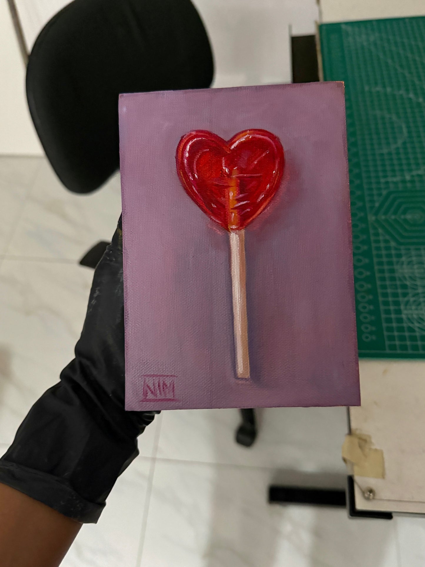 Lollipop Original Oil Painting Artwork For Sale
