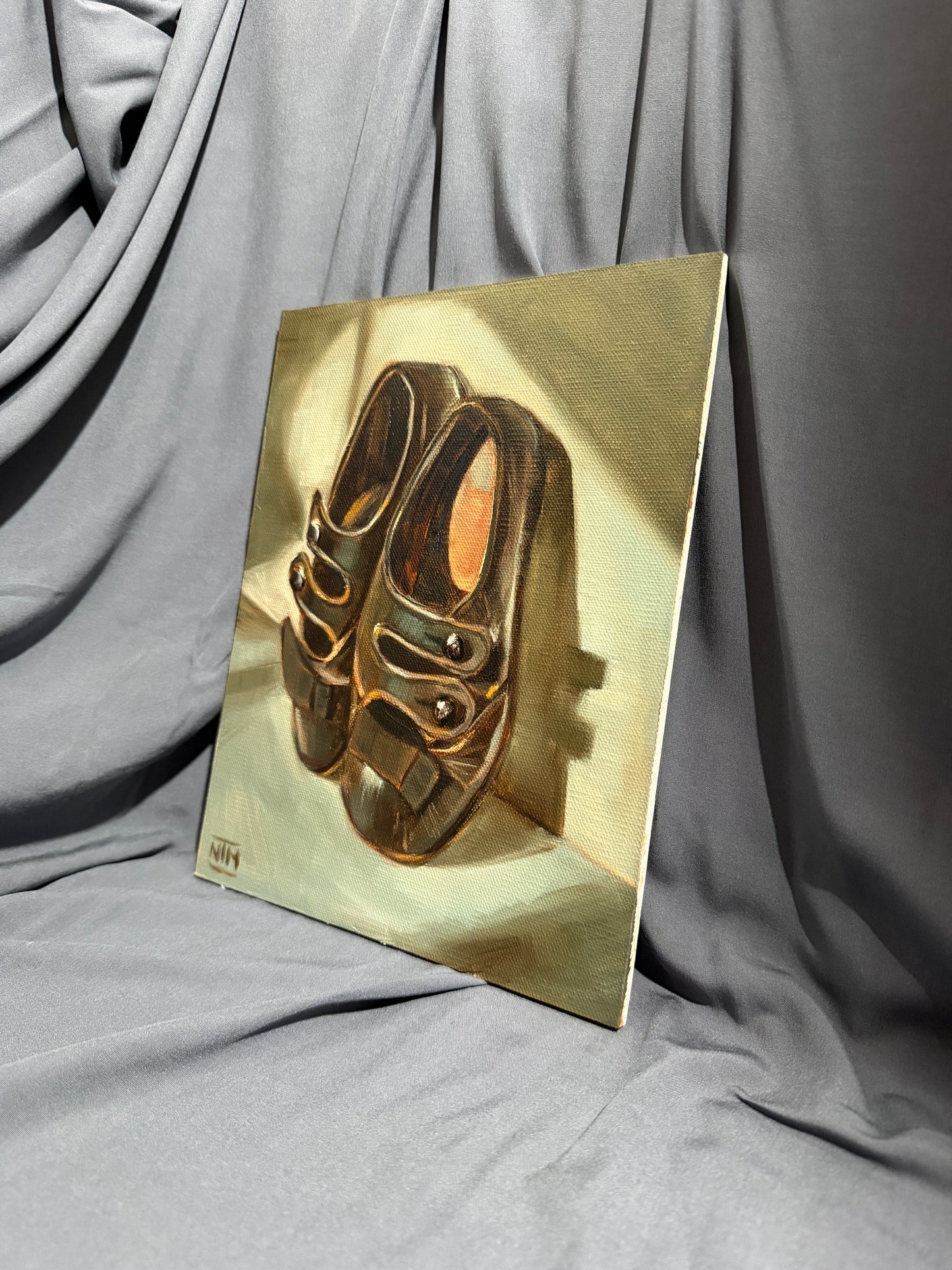 Worn Out Shoes Original Oil Painting Artwork For Sale