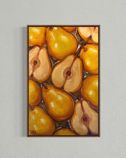Pears Original Oil Painting Artwork For Sale