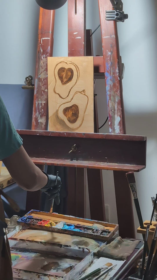 Butternut Halves Original Oil Painting Artwork For Sale