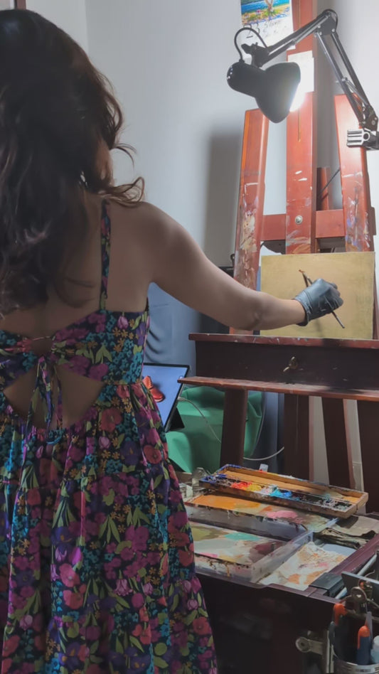 Brown Shoes Original Oil Painting Artwork For Sale